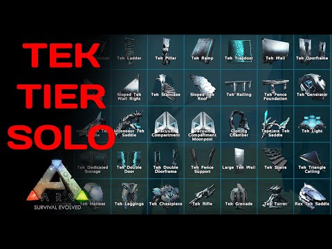 How to get TEK TIER SOLO in Ark Survival Evolved 2023
