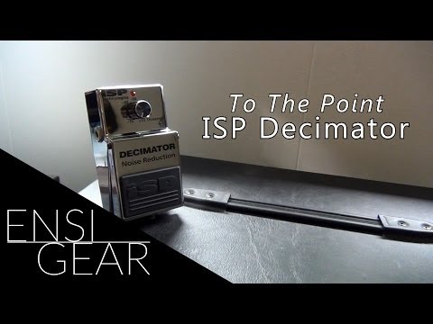 ISP Technologies Decimator Noise Reduction Pedal 2012 - Silver image 6