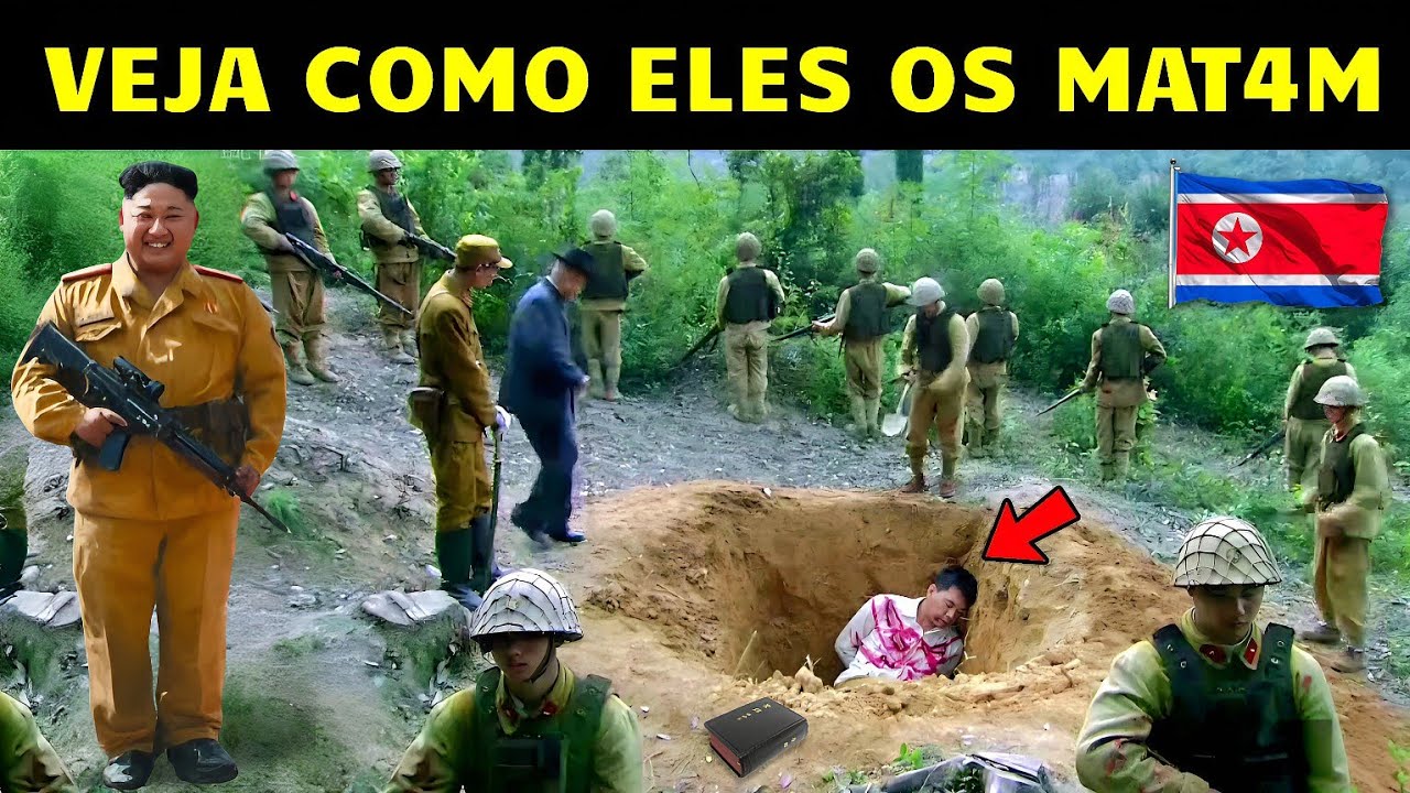 É assim que Perseguem e Mat4m CRISTÃOS na COREIA DO NORTE