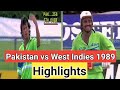 Pakistan hunting mighty west indies 1989 | Highlights | Cricket HDR |