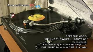 Depeche Mode:  &quot; Behind The Wheel / Route 66.&quot;  (Megamix)  ... En Vinyl Maxi Single 12&quot; ¡¡¡
