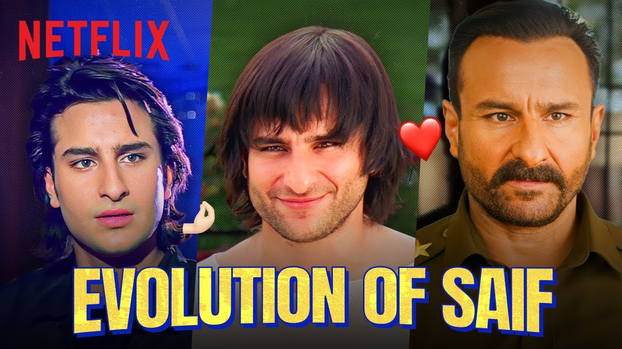 Saif Ali Khan’s BOLLYWOOD JOURNEY In One Video 🎥🍿 | Netflix India