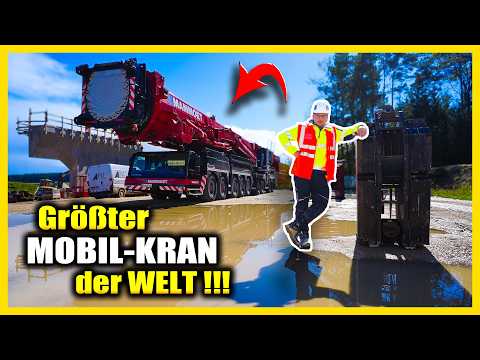 Leistungsfähigster MOBIL-KRAN der WELT mit 1.200 TONNEN Hubkraft! | Home Build Solution