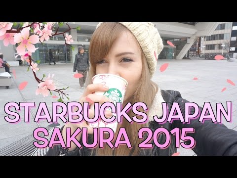 Starbucks Japan: Sakura (Cherry Blossom) Drinks for Spring 2015! スタバの桜ラテ飲んでみた！
