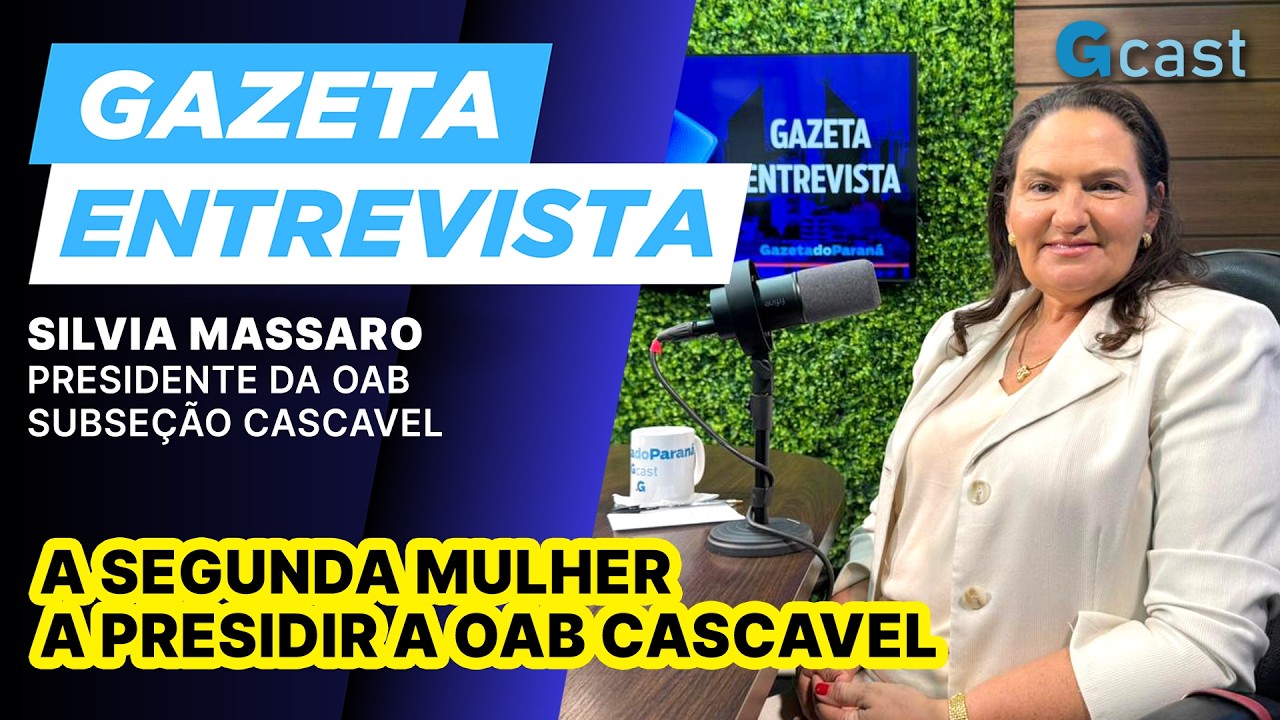 Silvia Massaro marca história na OAB Cascavel e destaca desafios da gestão | Gazeta Entrevista