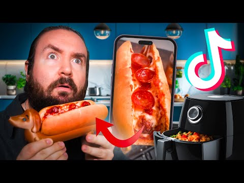 Ich TESTE virale TikTok AIRFRYER Rezepte (DU BRAUCHST DAS)