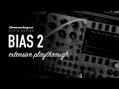 Joranalogue Audio Design BIAS 2 / quick but extensive playthrough / offset, mix, average, scale, ...