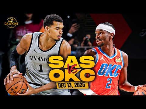 San Antonio Spurs vs OKC Thunder Full Game Highlights | 2025 NBA Cup Semifinals