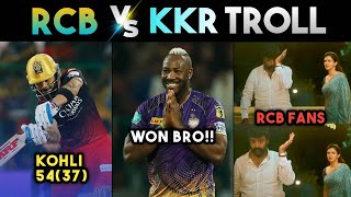 RCB vs KKR IPL 2023 Match 36 Troll | IPL Trolls | Virat Kohli Faf Roy | Cricket Trolls Telugu