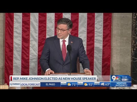 Rep. Mike Johnson elected as new House speaker