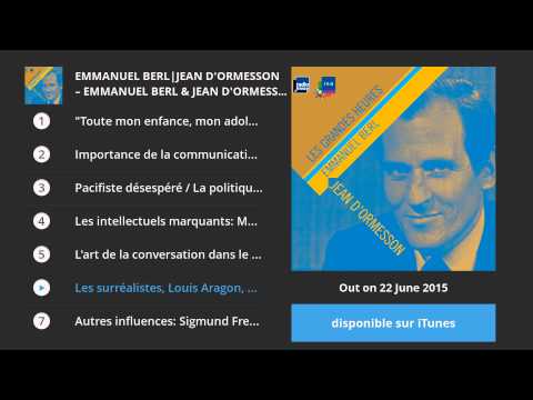Emmanuel Berl & Jean d'Ormesson. Esprits libres
