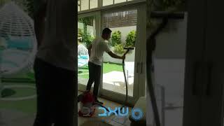 שאברב בפועל - ניקוי חלונות