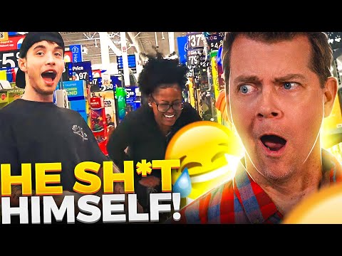 Farting At Walmart- "My Man S*** Himself!" - The Pooter | Jack Vale