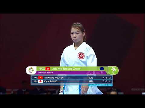 (Karate Asian Games 2018) Ada Wong vs Mo Sheung Grace Lau - Bronze