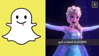 If Disney Princesses Had Snapchat