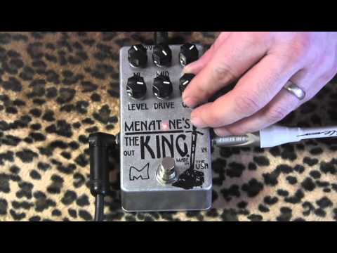 Menatone THE KING overdrive demo with Knaggs Severn & Pro Junior