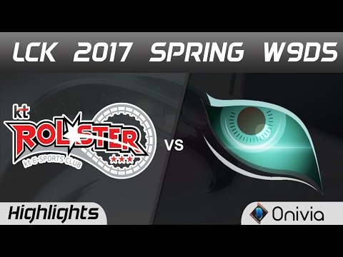 KT vs KDM Highlights Game 3 LCK Spring 2017 W9D5 KT Rolster vs Kongdoo Monster