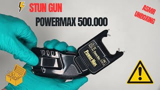 Stun Gun (Elektroschocker) - Power Max 500.000 - Unboxing - ASMR