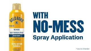 Gold Bond No Mess Body Powder Spray