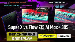 Onexplayer Super X + Frost Bay vs ASUS ROG Flow Z13 - Benchmarks and Gameplay