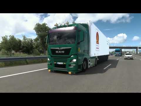 Euro Truck Simulator 2 | ETS2 1.45 | MAN TGX Euro 6 | Kassel (D) to Rotterdam (NL)