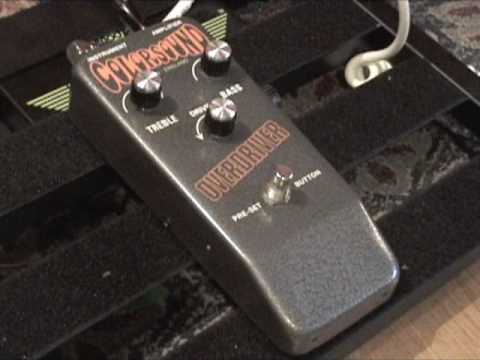 Colorsound Overdriver guitar effects pedal demo with Telecaster & Dr Z MAZ amplifier
