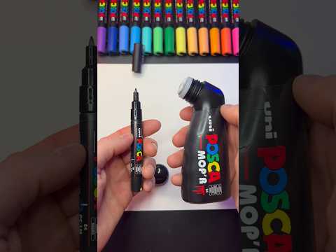 Activating Black Posca Markers 😱◼️