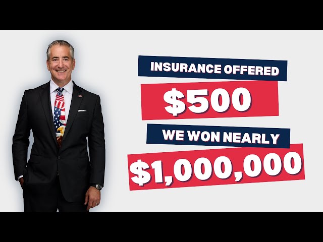 Insurance Offered $500, Cantor Injury Law Won Me Nearly $1,000,000