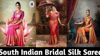 Letest Beautiful South Indian Bridal Silk Saree Co