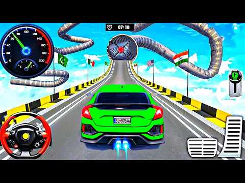 Mega Sports Car Stunt Master 3D |New Car Mega Ramp Stunt Simulator |Android Gameplay