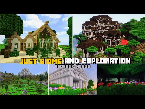 More Minecraft - 😱JUST BIOME AND EXPLORATION🏯 addon for #minecraftpe 1.19