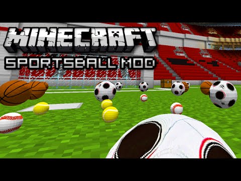 CaptainSparklez - SPORTSBALL IN MINECRAFT! (Sports Mod Showcase)
