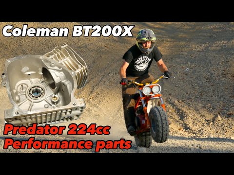 Coleman BT200X mini Bike 224CC stroker Engine Mods