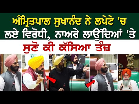 Punjab Vidhan Sabha LIVE | Amritpal Sukhanand ਨੇ ਲਪੇਟੇ 'ਚ ਲਏ ਵਿਰੋਧੀ, ਸੁਣੋ ਨਾਅਰੇ| Budget Session 2024