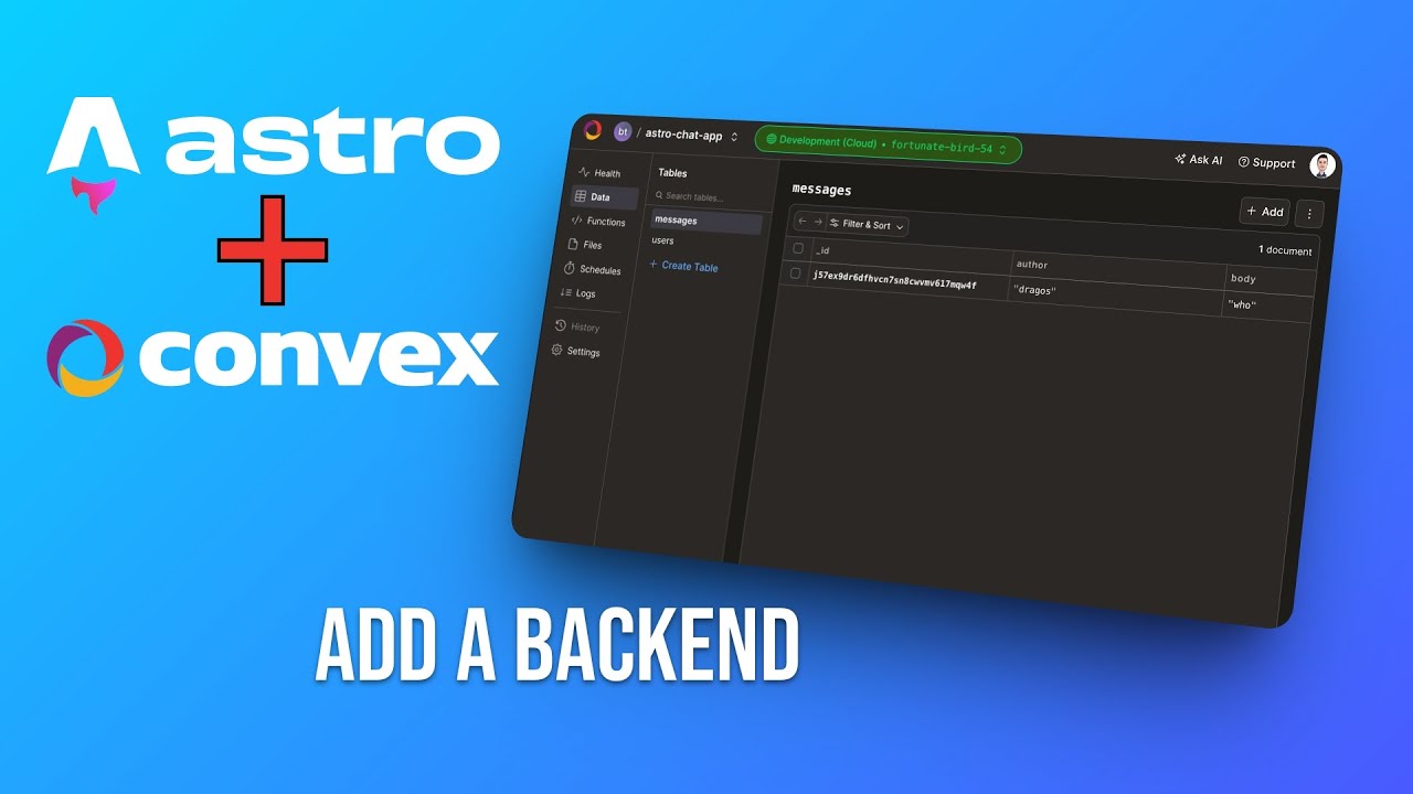 Build a Lightning-Fast Real-Time App with Astro and Convex