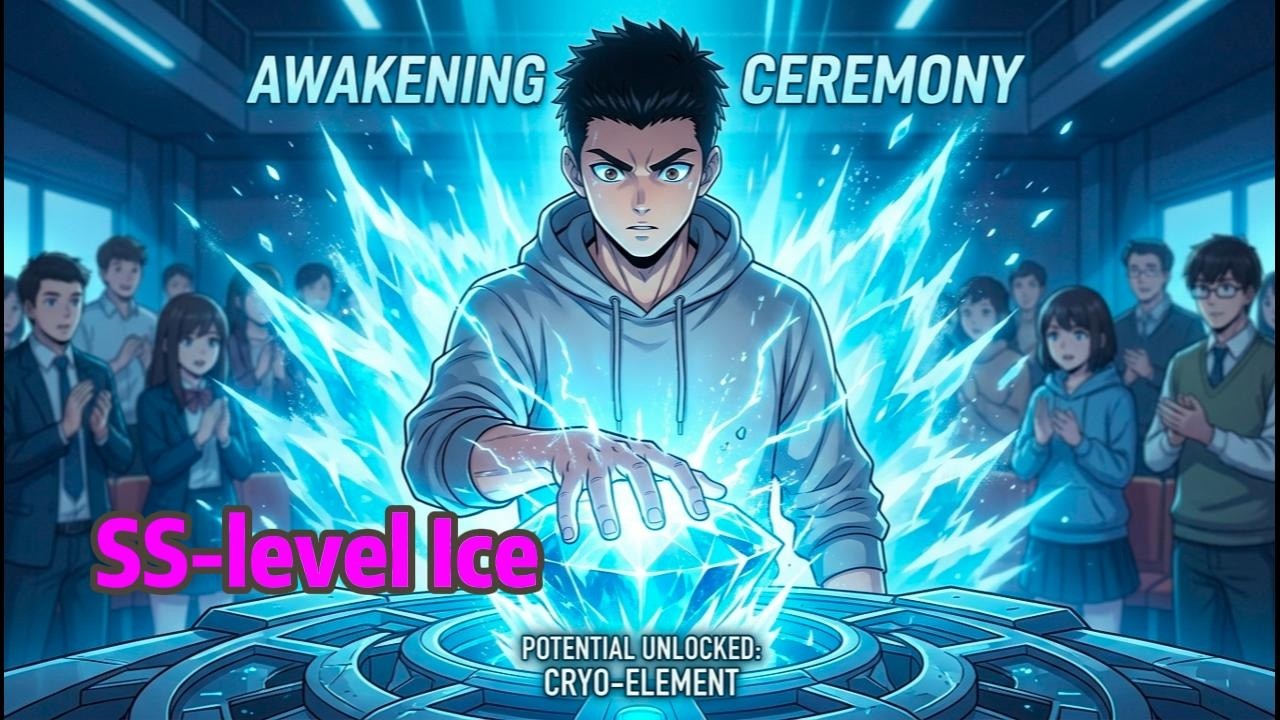 At the ceremony, he awakened SSS-level Ice, freezing the Earth with a single skill!#manga