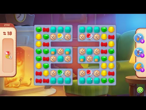 Homescapes level 2110 - 18 Moves - No Boosters #Bubunka