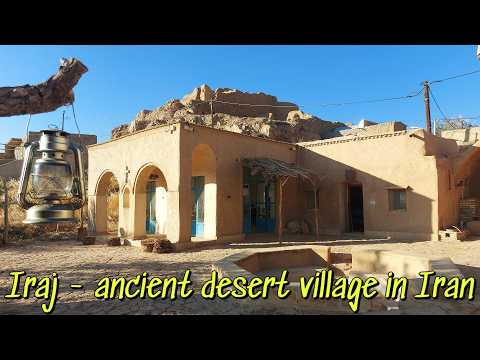 Iraj - navigating the ancient desert village in Iran