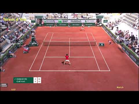 Novak Djokovic vs Pablo Cuevas Roland Garros 2021 R2 highlights | French open 2021