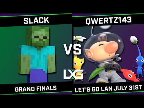 LXG Let's Go LAN July 31st - GRAND FINALS - Slack (Steve) vs qwertz143 (Mii Gunner/Olimar)