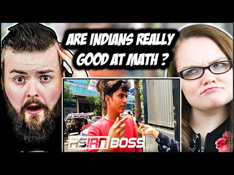 Irish Couple Reacts to Are Indians Really Good At Math? | ASIAN BOSS | REACTION!!!