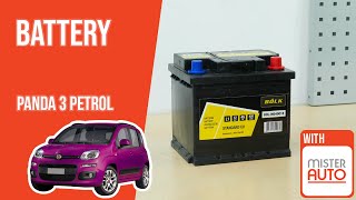 Youtube thumbnail of video "How to replace the car battery Panda mk3 1.2 8V 🔋"