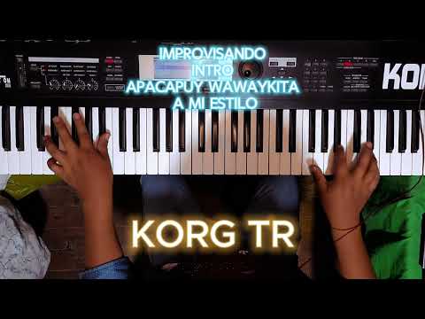 Improvisando Intro Apacapuy Wawaykita KORG TR Samples #musichuayotuma  #korgTr #huayno
