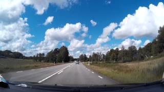 preview picture of video 'Going west on national road 24 / riksväg 24 from Örkelljunga to Våxtorp'
