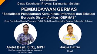 Dialog Persada bersama Dinas Kesehatan Provinsi Kalimantan Selatan - Senin, 05 April 2021