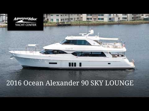 2016 Ocean Alexander 90 SKY LOUNGE Video