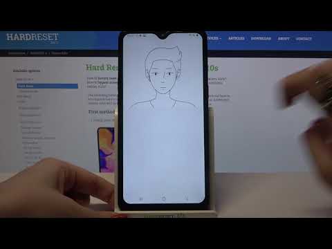 How to Add Face Unlock in SAMSUNG Galaxy A10s– Set Face Recognition