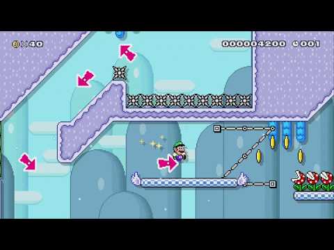 20 Seconds: Falling Platforms! by SOTTO - Super Mario Maker 2 - No Commentary 1bv