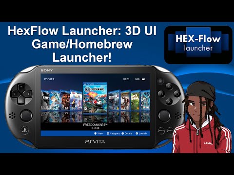 PS Vita/PSTV HexFlow Launcher v0.5: 3D UI Game/Homebrew Launcher! | Setup Guide! (3.60-3.73 FW)