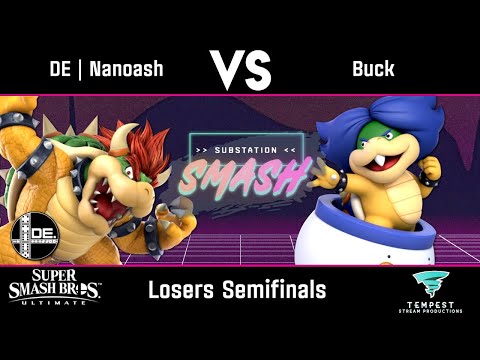 DE | Nanoash (Bowser) VS Buck (Bowser Jr) - Losers Semifinals - Substation Smash: Final Form